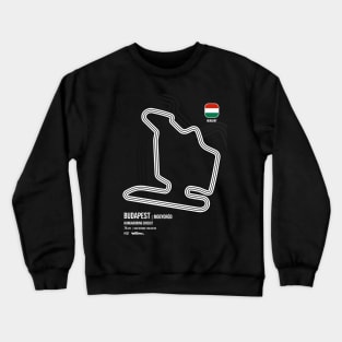 Budapest Race Track (B&W) Crewneck Sweatshirt